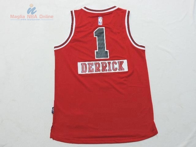 Acquista Maglia NBA Bambino 2014 Natale Chicago Bulls #1 Derrick Rosso