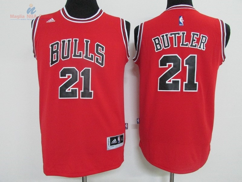 Acquista Maglia NBA Bambino Chicago Bulls #21 Jimmy Butler Rosso