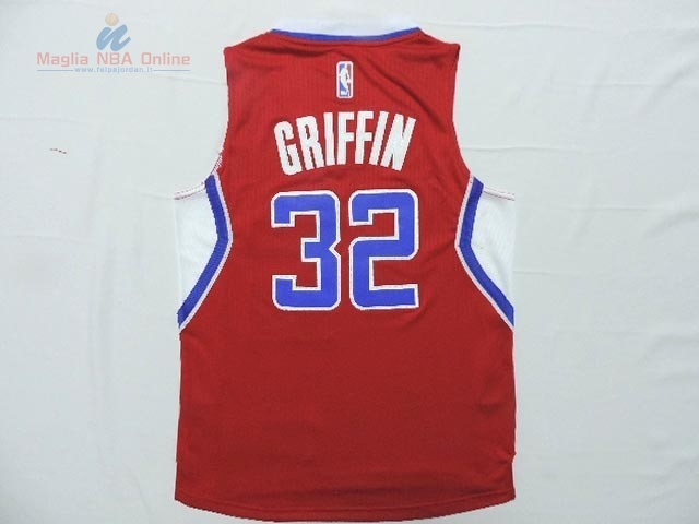 Acquista Maglia NBA Bambino Los Angeles Clippers #32 Blake Griffin Rosso