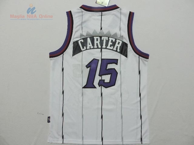 Acquista Maglia NBA Bambino Toronto Raptors #15 Anthony Bennett Retro Bianco