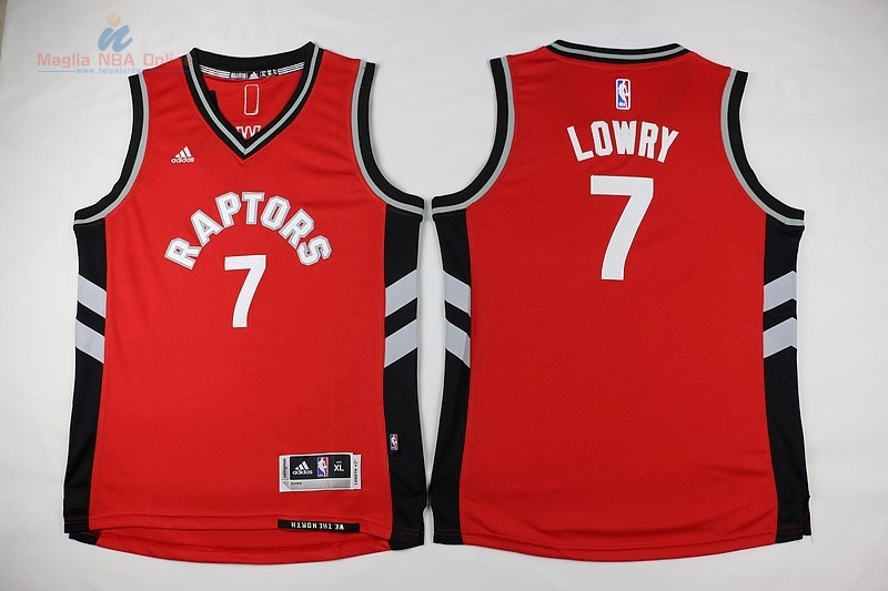 Acquista Maglia NBA Bambino Toronto Raptors #7 Kyle Lowry Rosso