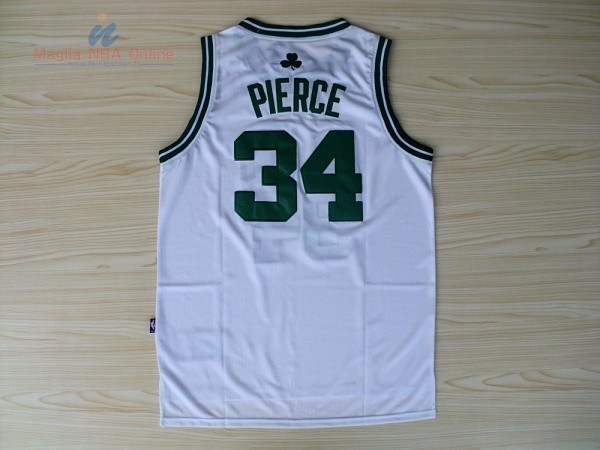 Acquista Maglia NBA Boston Celtics #34 Paul Pierce Bianco