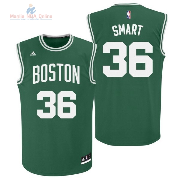 Acquista Maglia NBA Boston Celtics #36 Marcus Smart Verde