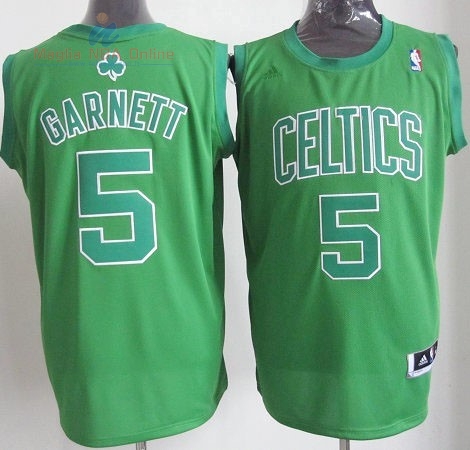 Acquista Maglia NBA Boston Celtics 2012 Natale #5 Garnett Veder
