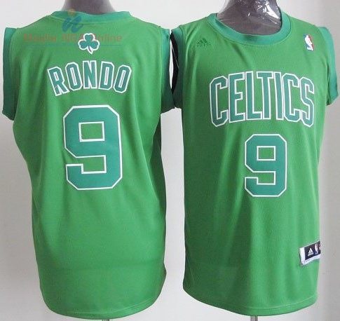 Acquista Maglia NBA Boston Celtics 2012 Natale #9 Rondo Veder