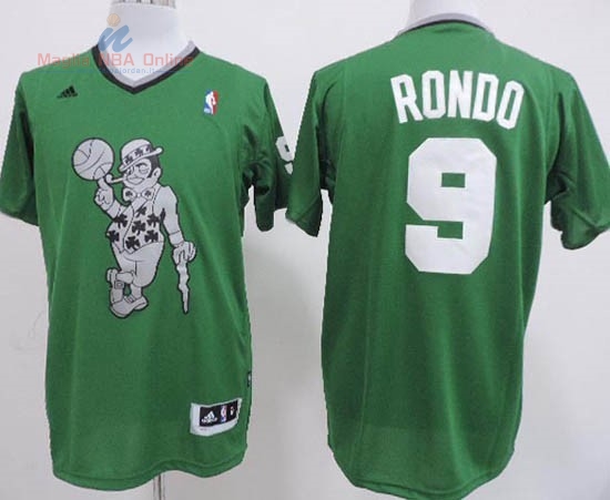 Acquista Maglia NBA Boston Celtics 2013 Natale #9 Rondo Veder
