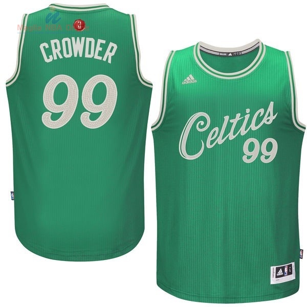 Acquista Maglia NBA Boston Celtics 2015 Natale #99 Crowder Verde