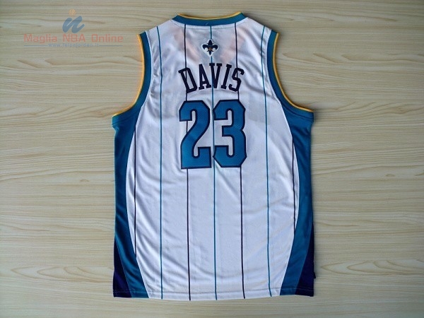 Acquista Maglia NBA Charlotte Hornets #23 Baron Davis Bianco