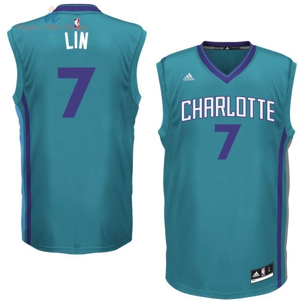 Acquista Maglia NBA Charlotte Hornets #7 Jeremy Lin Verde