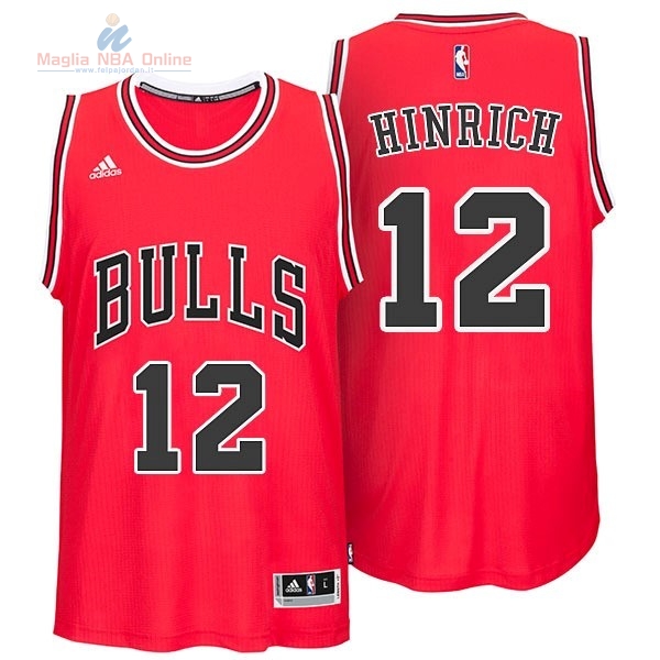 Acquista Maglia NBA Chicago Bulls #12 Michael Jordan Rosso