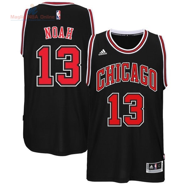 Acquista Maglia NBA Chicago Bulls #13 Joakim Noah Nero