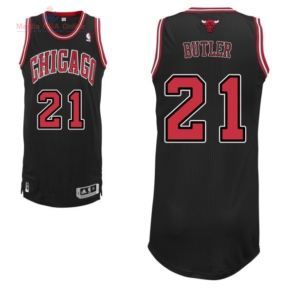 Acquista Maglia NBA Chicago Bulls #21 Jimmy Butler Nero