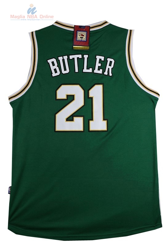 Acquista Maglia NBA Chicago Bulls #21 Jimmy Butler Verde
