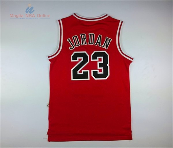 Acquista Maglia NBA Chicago Bulls #23 Michael Jordan 1997-1998 Rosso