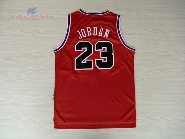 Acquista Maglia NBA Chicago Bulls #23 Michael Jordan Retro Rosso