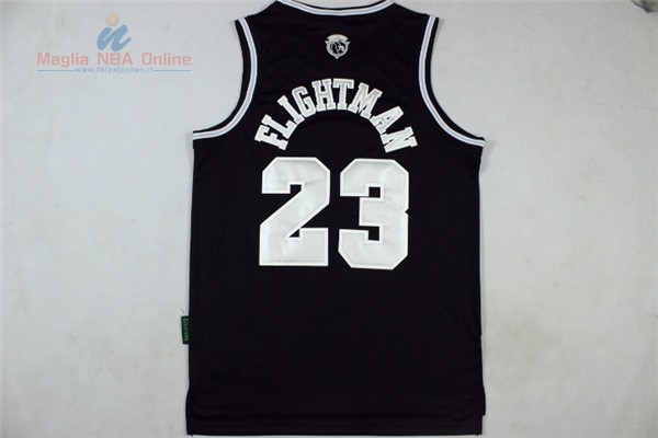 Acquista Maglia NBA Chicago Bulls #23 Michael Jordan Superuomo Nero