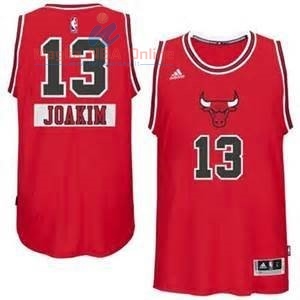Acquista Maglia NBA Chicago Bulls 2014 Natale #13 Joakim Rosso