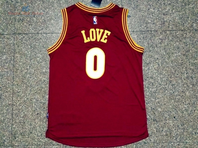 Acquista Maglia NBA Cleveland Cavaliers #0 Kevin Love 2015-2016 Rosso