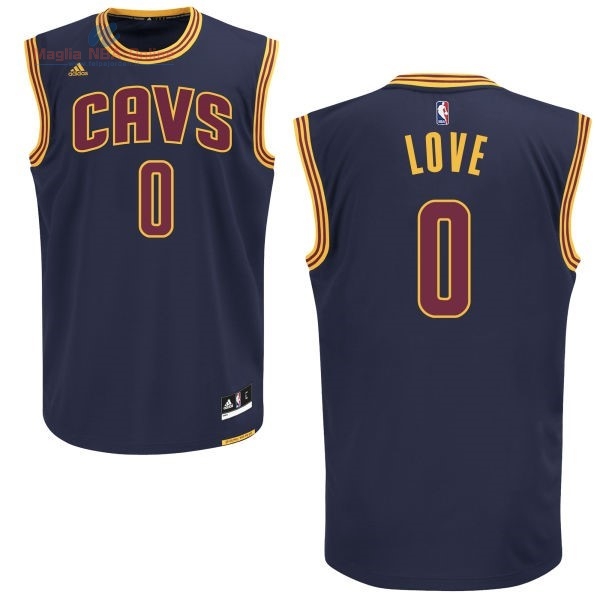 Acquista Maglia NBA Cleveland Cavaliers #0 Kevin Love Blu