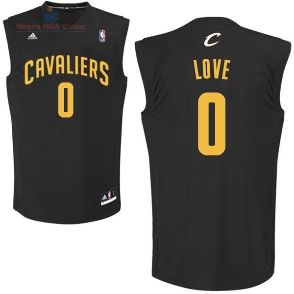 Acquista Maglia NBA Cleveland Cavaliers #0 Kevin Love Nero