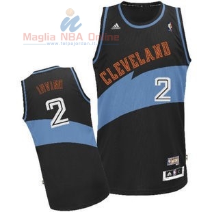 Acquista Maglia NBA Cleveland Cavaliers #2 Kyrie Irving Retro Nero