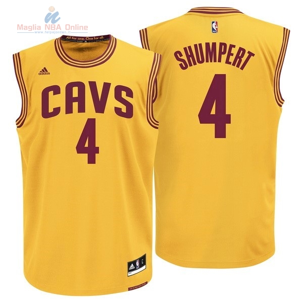 Acquista Maglia NBA Cleveland Cavaliers #4 Iman Shumpert Giallo