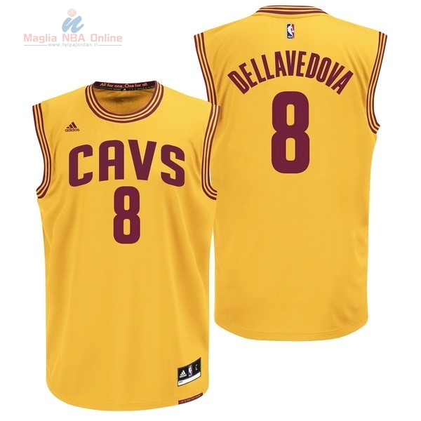 Acquista Maglia NBA Cleveland Cavaliers #8 Matthew Dellavedova Giallo