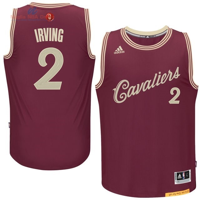 Acquista Maglia NBA Cleveland Cavaliers 2015 Natale #2 Irving Rosso