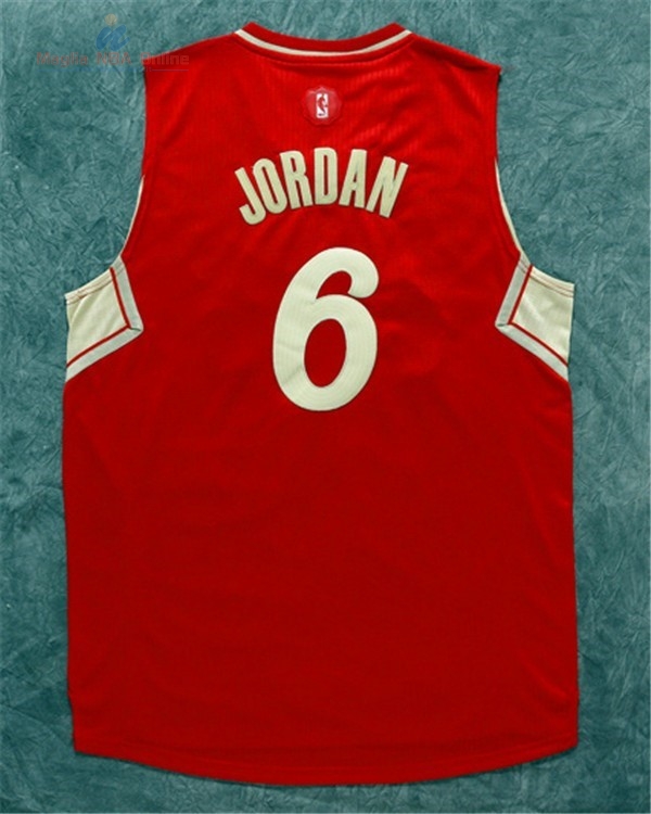 Acquista Maglia NBA Cleveland Cavaliers 2015 Natale #6 Jordan Rosso