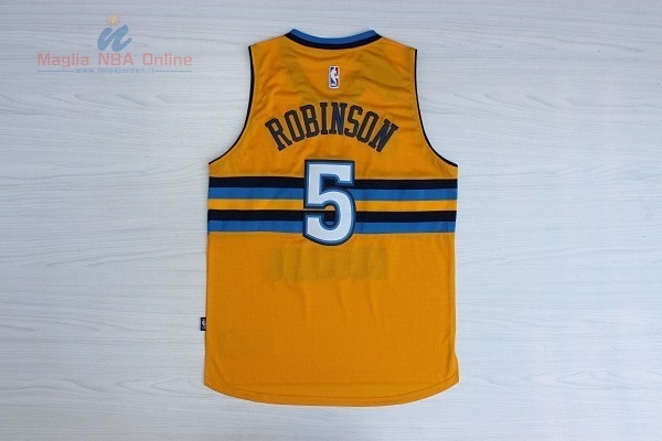 Acquista Maglia NBA Denver Nuggets #5 Nate Robinson Giallo