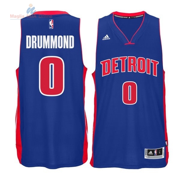 Acquista Maglia NBA Detroit Pistons #0 Andre Drummond Blu