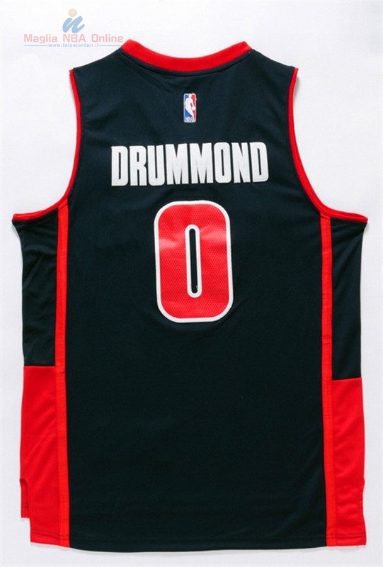 Acquista Maglia NBA Detroit Pistons #0 Andre Drummond Nero