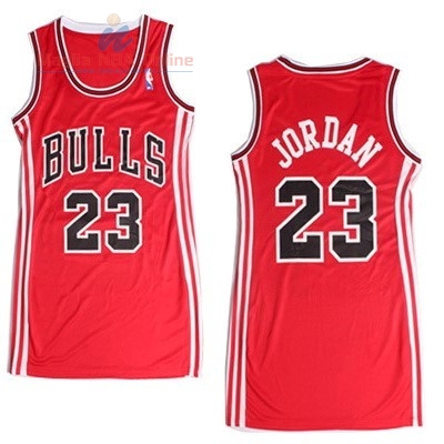 Acquista Maglia NBA Donna Chicago Bulls #23 Michael Jordan Rosso