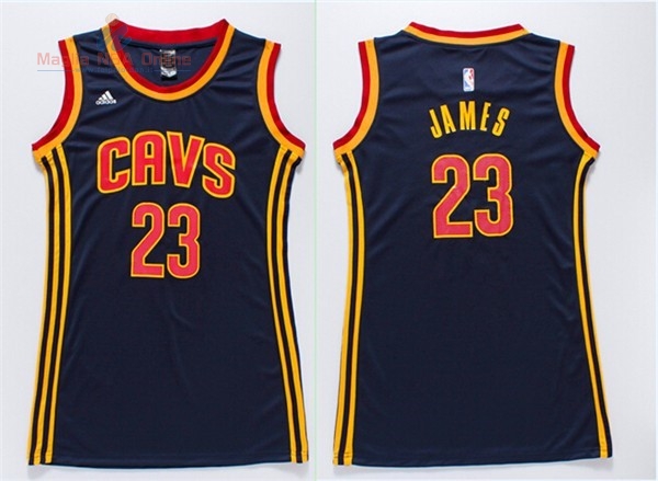 Acquista Maglia NBA Donna Cleveland Cavaliers #23 LeBron James Blu