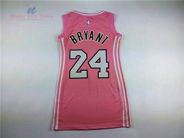 Acquista Maglia NBA Donna Los Angeles Lakers #24 Kobe Bryant Rose