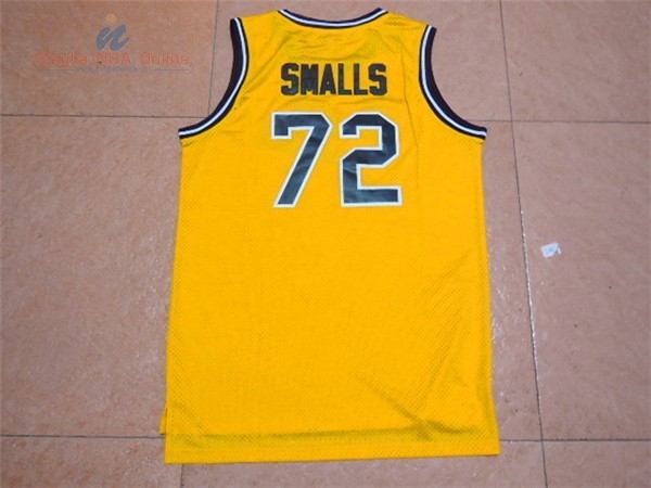 Acquista Maglia NBA Film Basket Bad Boy #72 Smalls Giallo