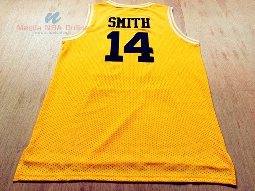 Acquista Maglia NBA Film Basket Bel Air Academy #14 Smith Giallo