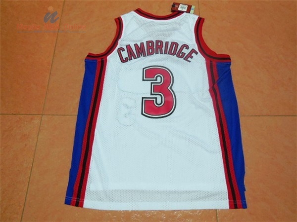 Acquista Maglia NBA Film Basket Bel Air Academy #3 Cambridge Bianco