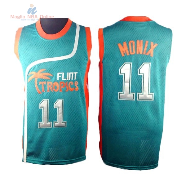 Acquista Maglia NBA Film Basket Flint Hill #11 Monix Blu