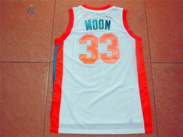 Acquista Maglia NBA Film Basket Flint Hill #33 Moon Bianco