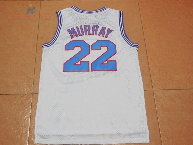 Acquista Maglia NBA Film Basket Tune Squad #22 Murray Bianco