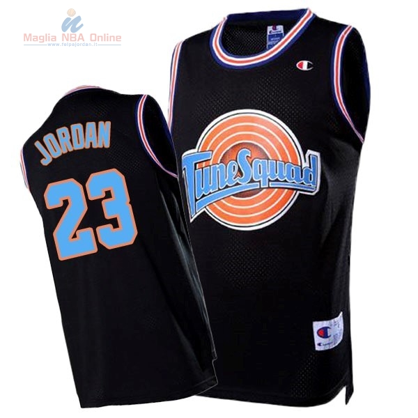 Acquista Maglia NBA Film Basket Tune Squad #23 Jordan Nero