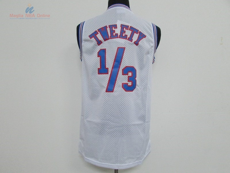 Acquista Maglia NBA Film Basket Tune Squad Tweety Bianco