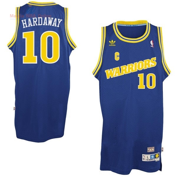 Acquista Maglia NBA Golden State Warriors #10 Anfernee Hardaway Retro Blu