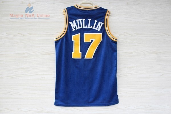 Acquista Maglia NBA Golden State Warriors #17 Chris Mullin Blu