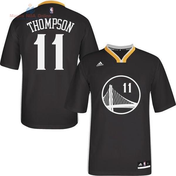 Acquista Maglia NBA Golden State Warriors Manica Corta #11 Klay Thompson Nero