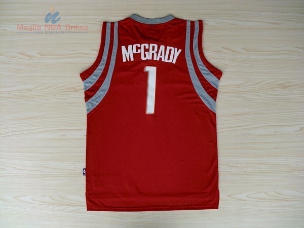 Acquista Maglia NBA Houston Rockets #1 Tracy McGrady Rosso