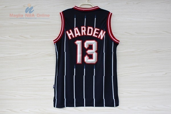 Acquista Maglia NBA Houston Rockets #13 James Harden Retro Blu