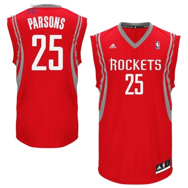 Acquista Maglia NBA Houston Rockets #25 Chandler Parsons Rosso