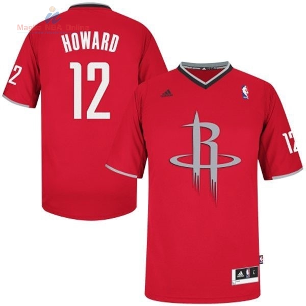 Acquista Maglia NBA Houston Rockets 2013 Natale #12 Howard Rosso